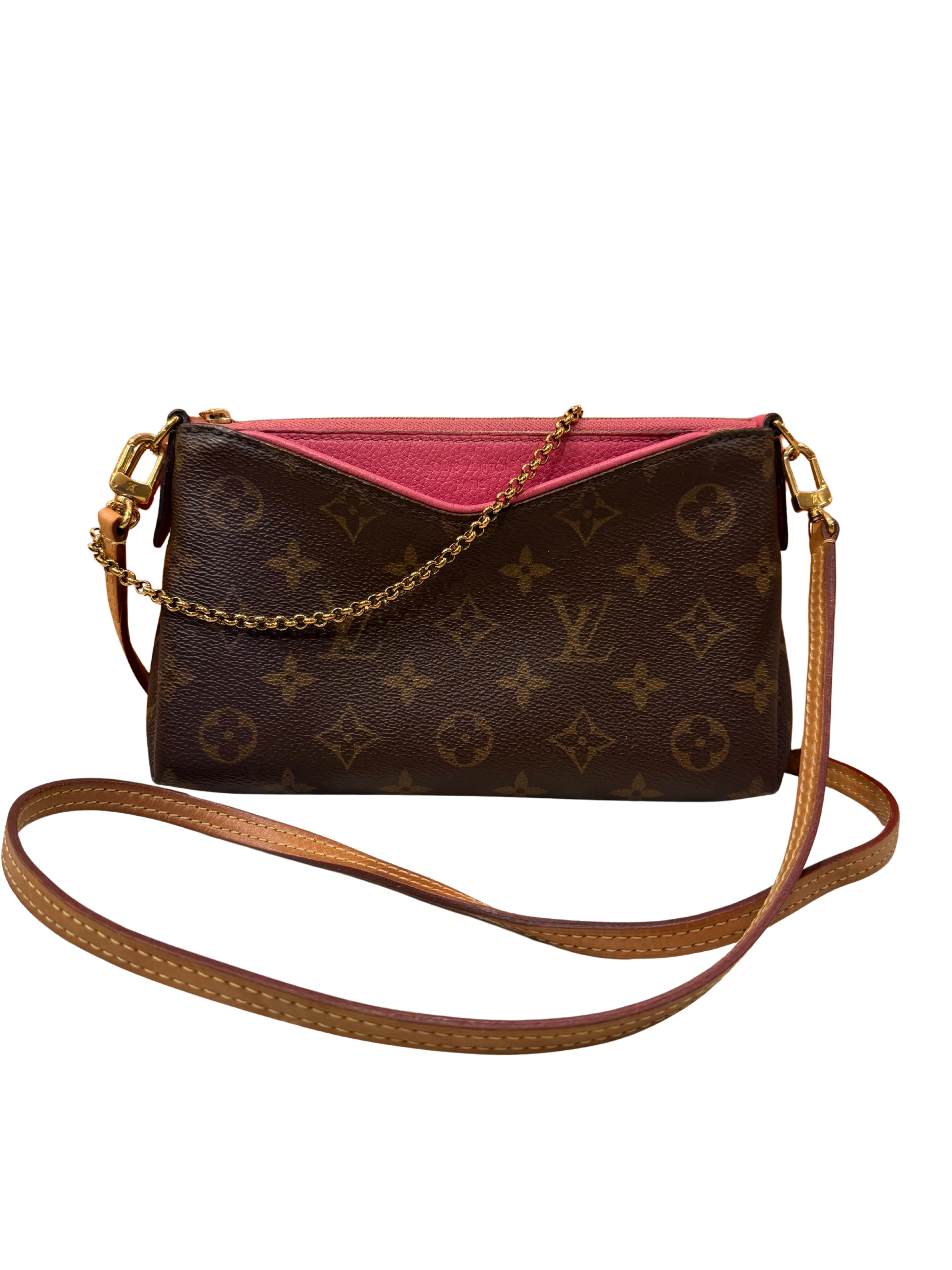 Louis Vuitton Palace Clutch Monogram Canvas - Pink