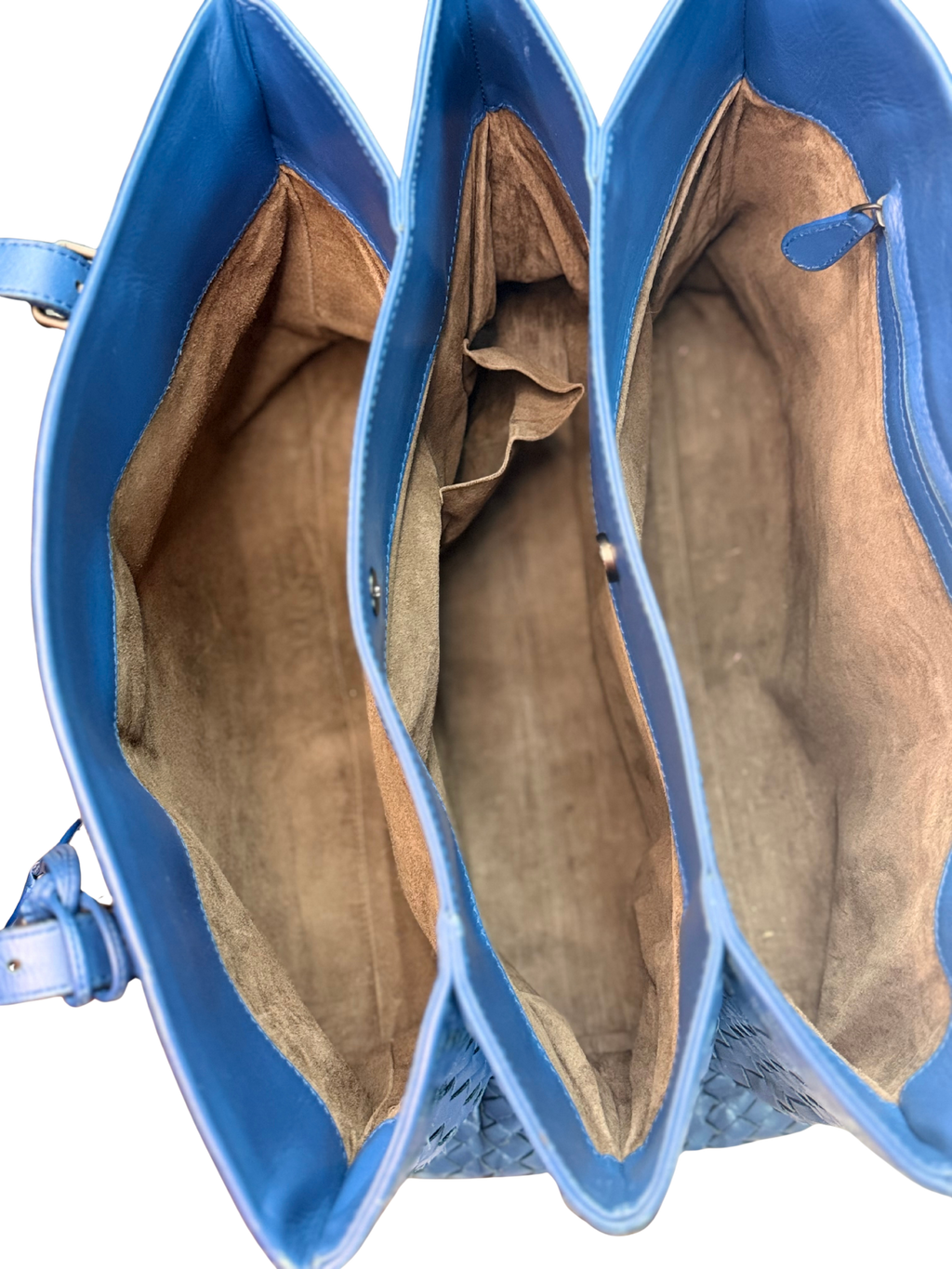 Bottega Veneta Intrecciato Roma Leather Hand Bag