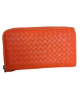 Bottega Veneta Intrecciato Round Zip Long Wallet